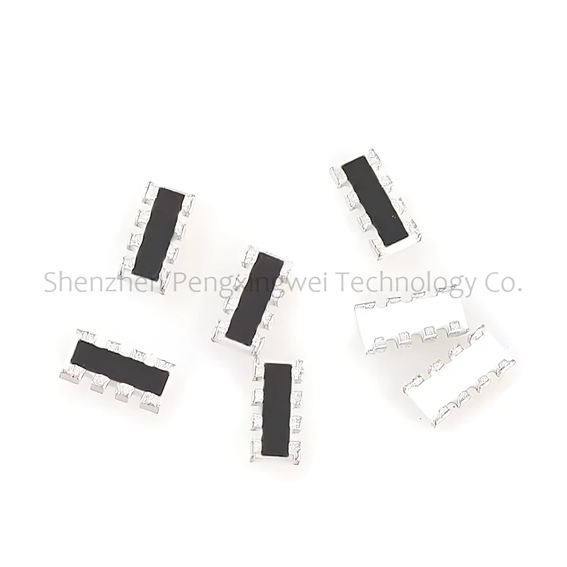 100pcs 0603*4 8P4R 2*4P Network Resistor SMD array 0 ~ 910 ohm 1K ~ 910K 2K 2.2K 4.7K 10K 22K 47K 100K 1M 1 10 100 220 470 ohms