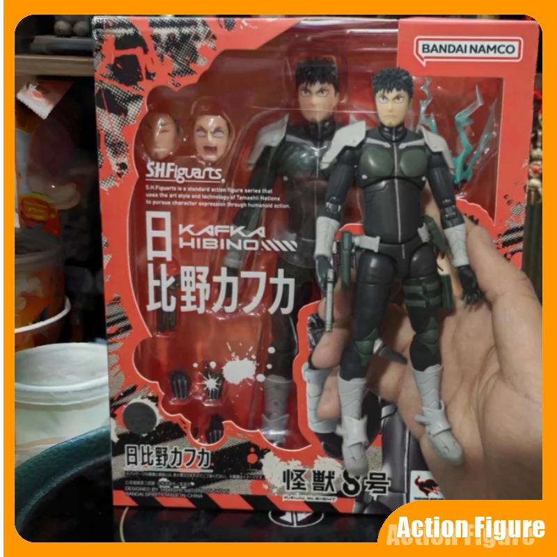 

В наличии оригинальный набор для сборки модели Bandai Kaiju No.8, Shf Hibino Kafka, аниме-фигурка, коллекционные игрушки, подарок на фестиваль и день рождения