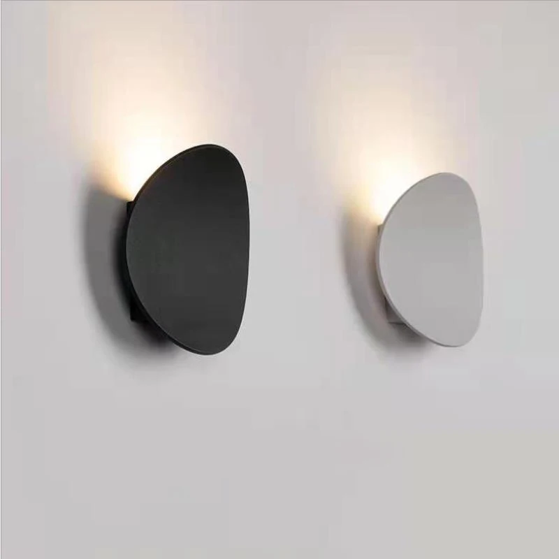 Nordic Simple Bedroom Bed Lamp Round Wall Lamp Outdoor Light Entrance Corridor Corridor Wall Waterproof Led Wall Lamp