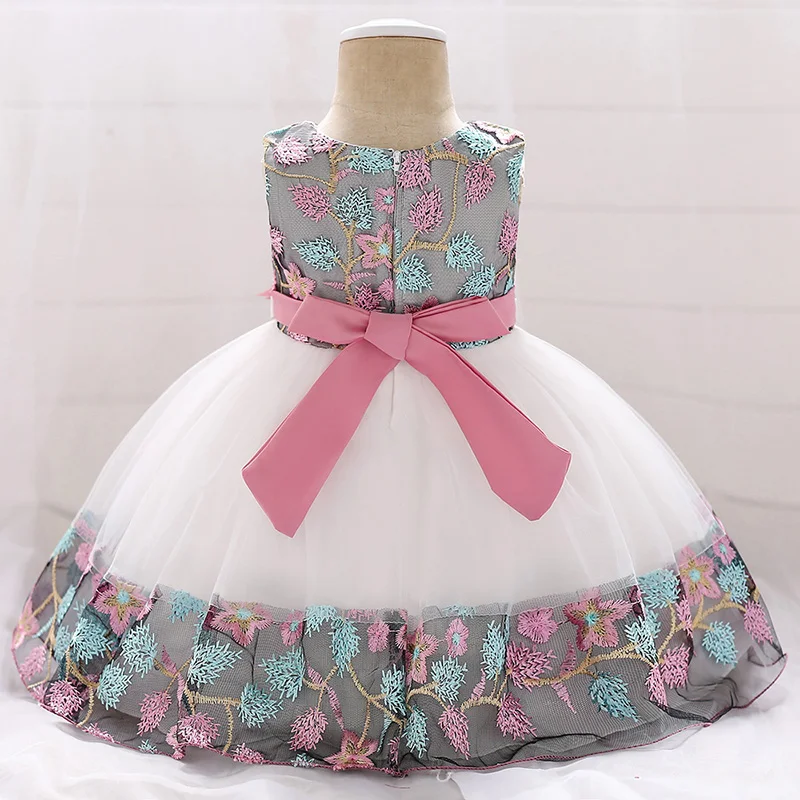 Baby Girl Dress 1 Year Birthday 3 6 9 12 18 24 Months Toddler Kids Clothes Lace Christening Gown Princess Infant Party Costume