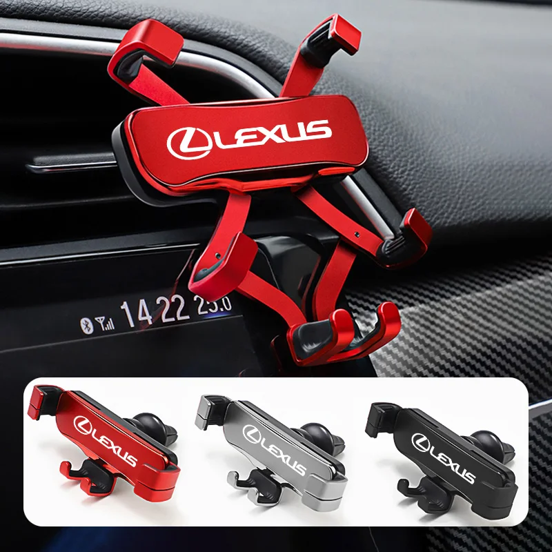 

360 ° Adjustable Car Phone Holder Air Vent Mount Stand For Lexus F-SPORT ES RX NX LS UX LM LX GX LC RZ IS CT GS RC HS SC TX LBX