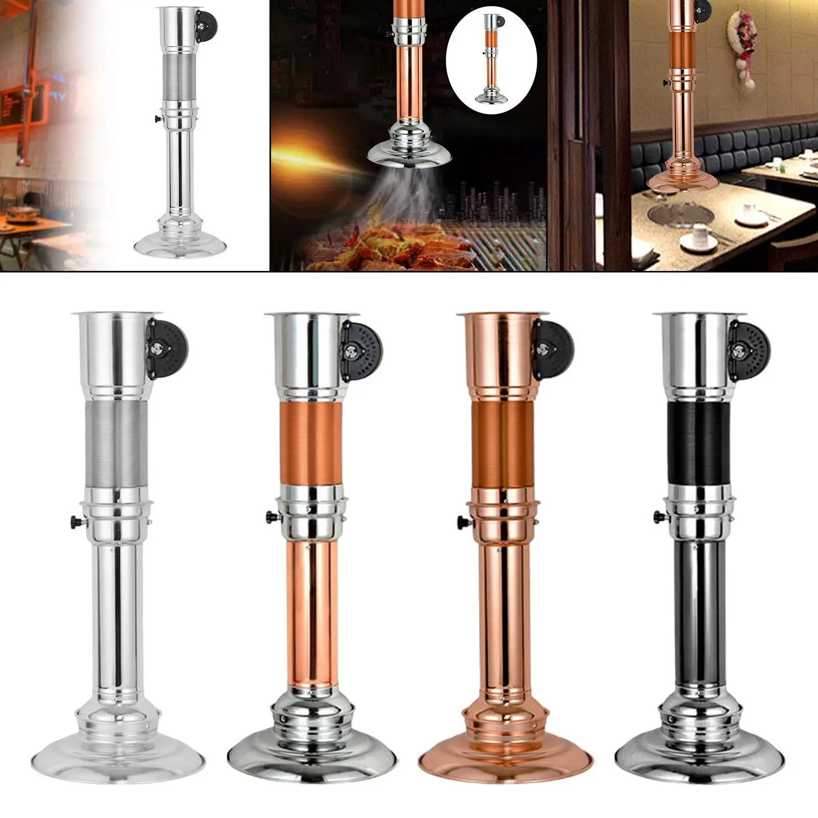 

BBQ Exhaust Pipe Barbecue Grill Exhaust Hood Straight Exhaust Pipe