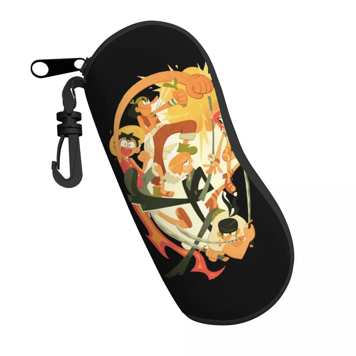 Glasses Case Lupin III Family Monkey Punch 3 Novelty Glasses storage box Funny Novelty Eyeglasses Bag