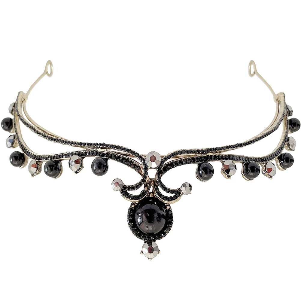 

Dinner Dress Hair Accessories Rhinestone Headband Wedding Bride Tiara Womens Crown Bridal Headdress Hair Jewelry