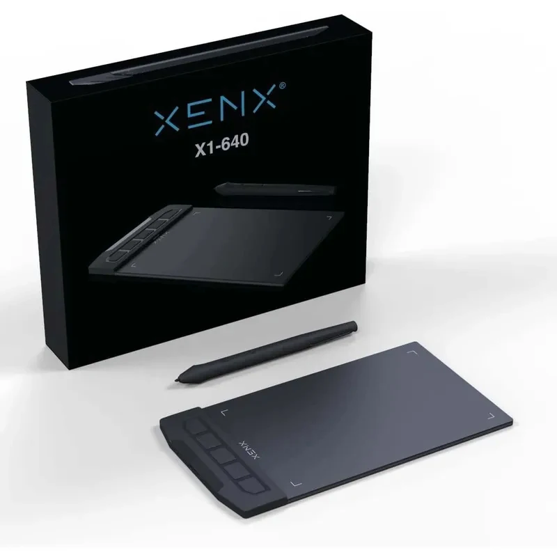 XENX X1-640 drawing board 6X4 inch graphics tablet hand-drawn board, desktop hand-drawn board mobile phone computer writing.