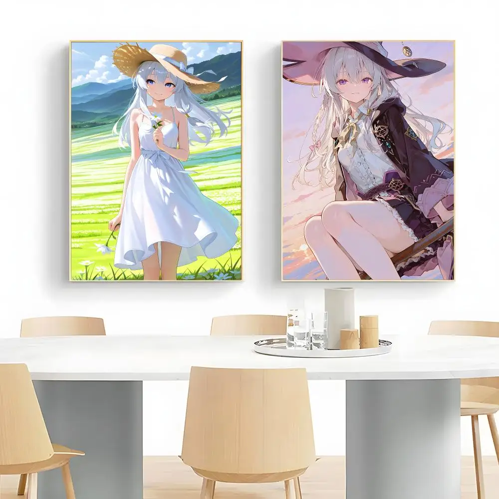 Sharp Military Anime S-Saga of Tanya the Evil Elaina Poster Wall Art Print Decorative Mural Home Decor Gift Unframed