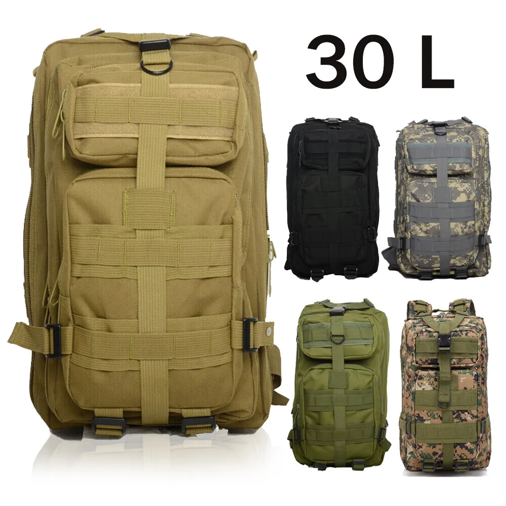 

Military Tactical Backpack Army Day Assault Pack Rucksack Molle Bag Bug Out Bag