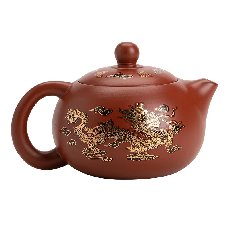 Imagem -06 - Bule de Mudança de Cor de Argila Roxa Calor Xishi Pot de Mudança de Cor Kung fu Tea Set