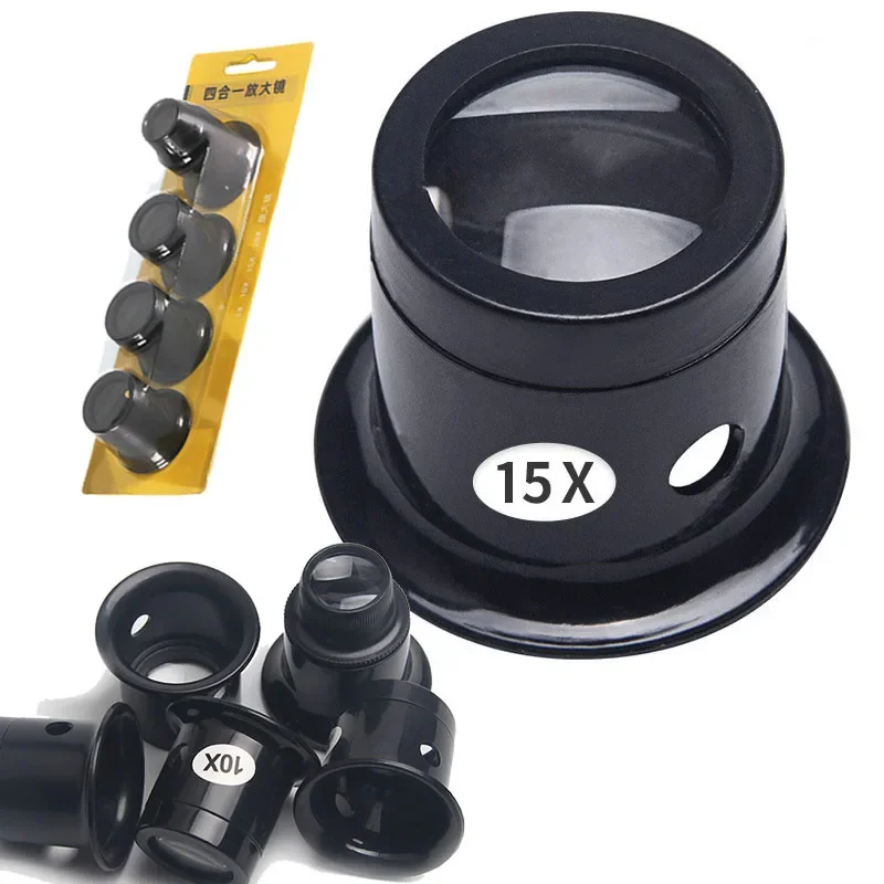 3 5 10 15 20 Times Watch Repair Magnifier Jeweler Watch Magnifier Tool Monocular Magnifying Glass Loupe Lens