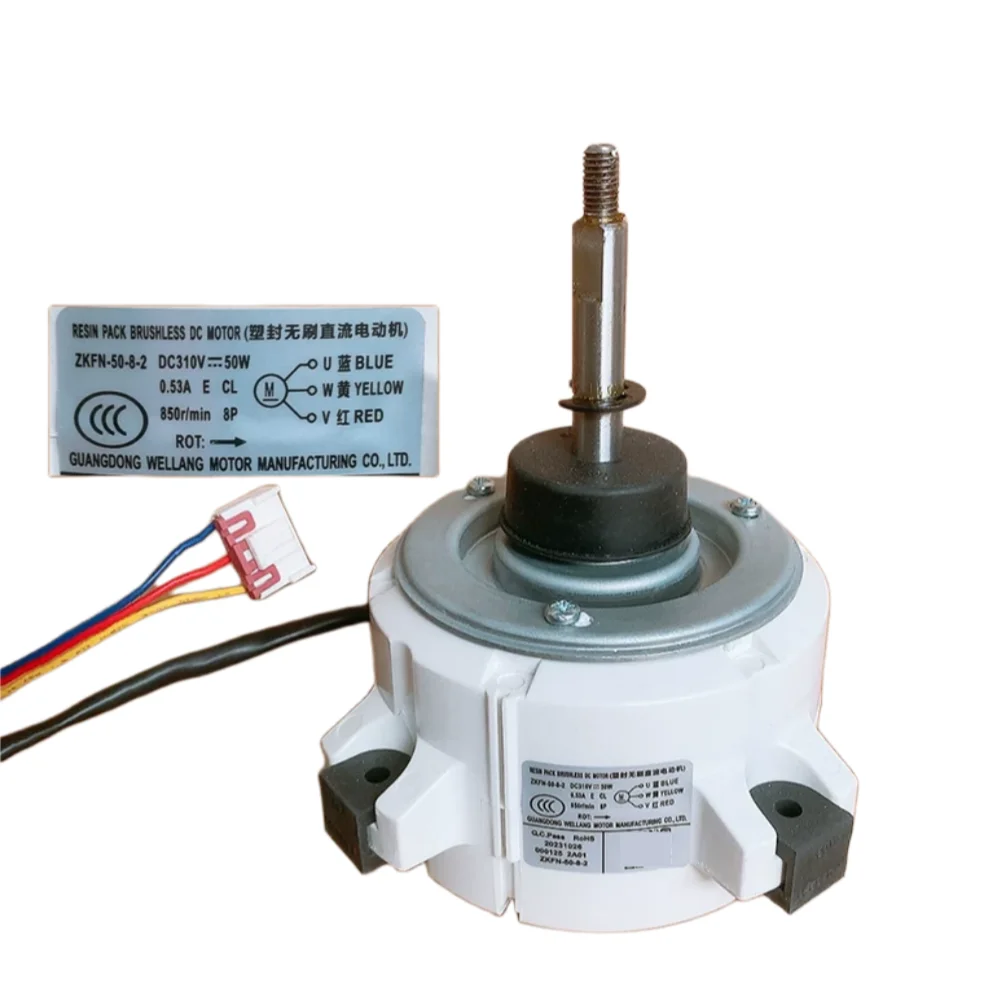 New For Midea Air Conditioner ZKFN-50-8-2 DC310V 50W 850r/min Outdoor Unit DC Fan Motor Conditioning Parts