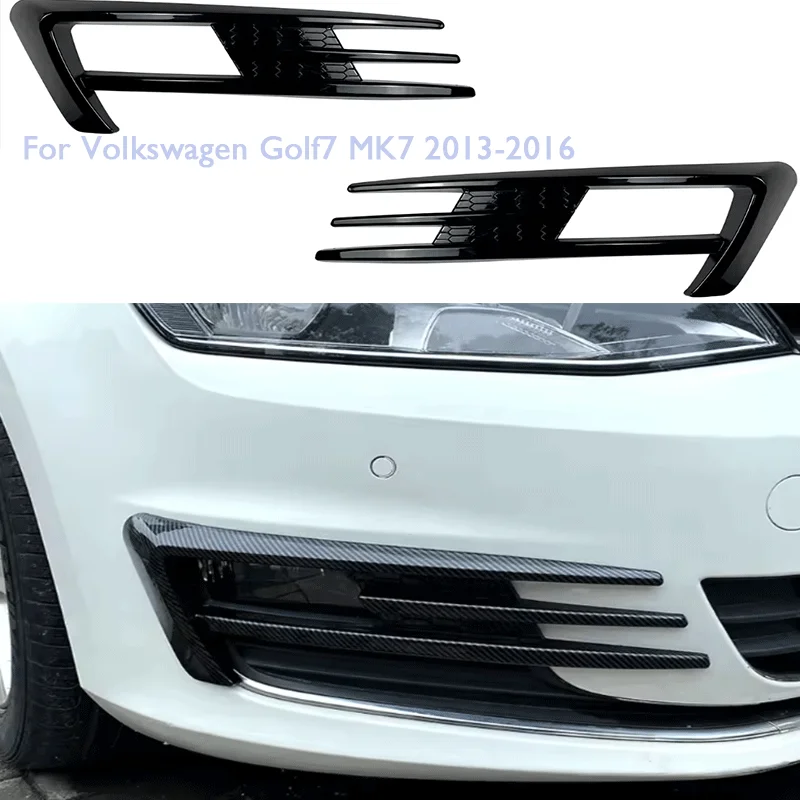 

Автомобильный передний бампер, спойлер, воздушный нож для Volkswagen Golf7 MK7 2013-2016, крышка противотуманной фары, сплиттер, автомобильные комплекты кузова, автомобильные аксессуары