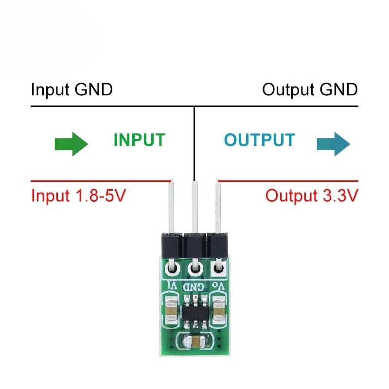 โมดูลปรับแรงดันไฟฟ้าขนาดเล็ก 1.8V 3V 3.7V 5V ถึง 3.3V แบบบูสต์และบัค เสียงเบา ควบคุมการชาร์จ 2 ใน 1 ตัวแปลง DC/DC