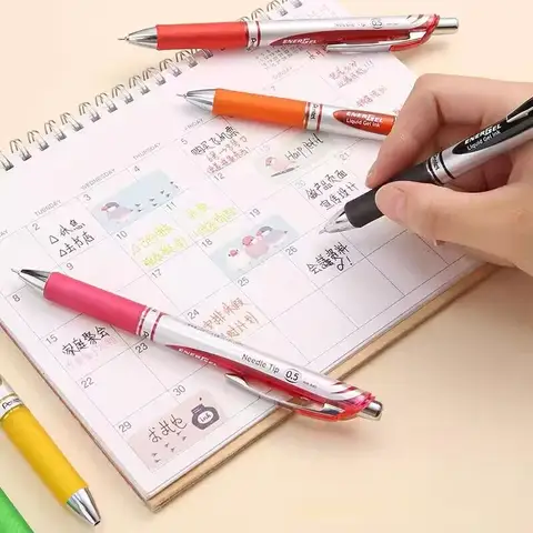 1 st Pentel BLN75 gelpenna 20-årsjubileumspenna med slät och snabbtorkande vattentryck för studenter med 0,5 mm japanskt brevpapper 10 best sales pentelpenna - №5