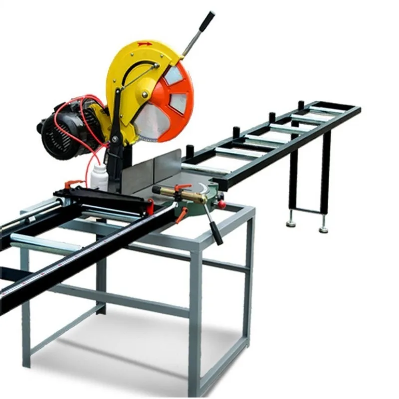 High Precision Aluminum Cutting Saw 12 Inch High Precision Rotary Table For Aluminum Profile 45 90 Degree Multi Angle Miter Saw