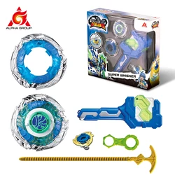 Infinity Nado 3 Athletic Series-Super Whisker Spinning Top Gyro con punta intercambiable, lanzador de anillo de Metal, juguete de Anime para niños