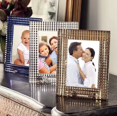 18.5x23.5x11.7cm Crystal Photo Picture Frame Home Ornament