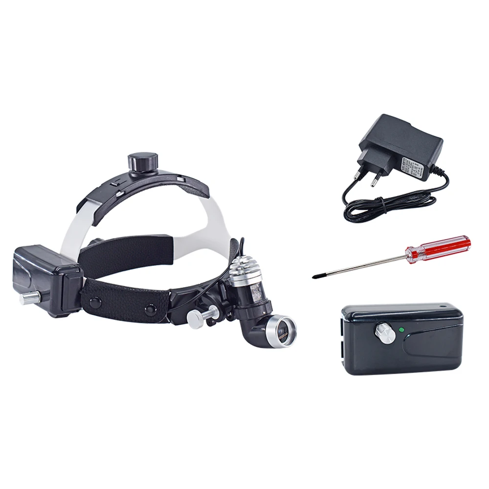 Dental 5W LED Head Light Lamp for Binocular Loupes Brightness Spot Adjustable Dentistry Lab Headlamp Surgical Headlight