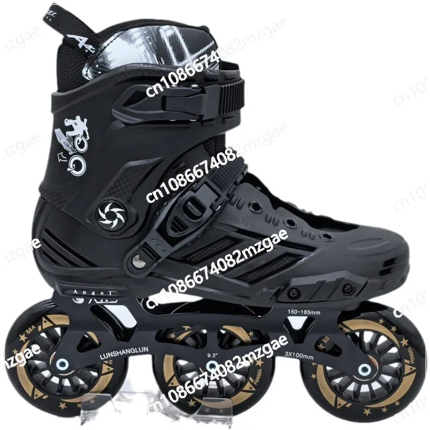 

Adult Roller Skating Block Roller Skating Speed Skating Big Three-wheel Racing Roller Skates