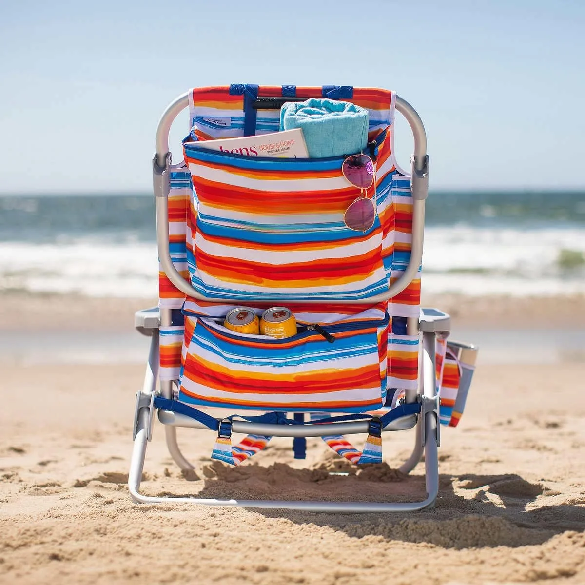 beach chair,2 Pack Backpack Beach Chair 5 Position Chair, Including Lay Flat