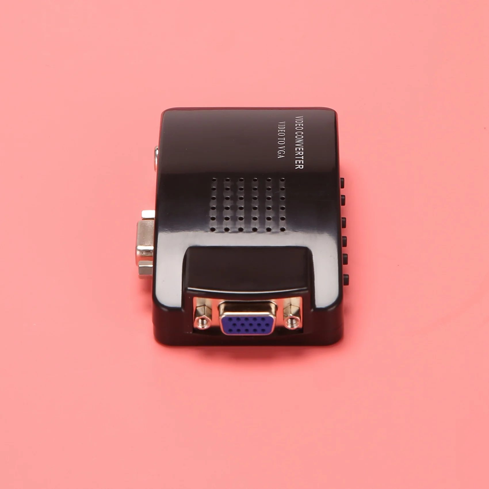 Adattatore da AV a VGA convertitore VGA PC Composite S-Video ingresso AV a PC VGA LCD Output Converter Switch Box