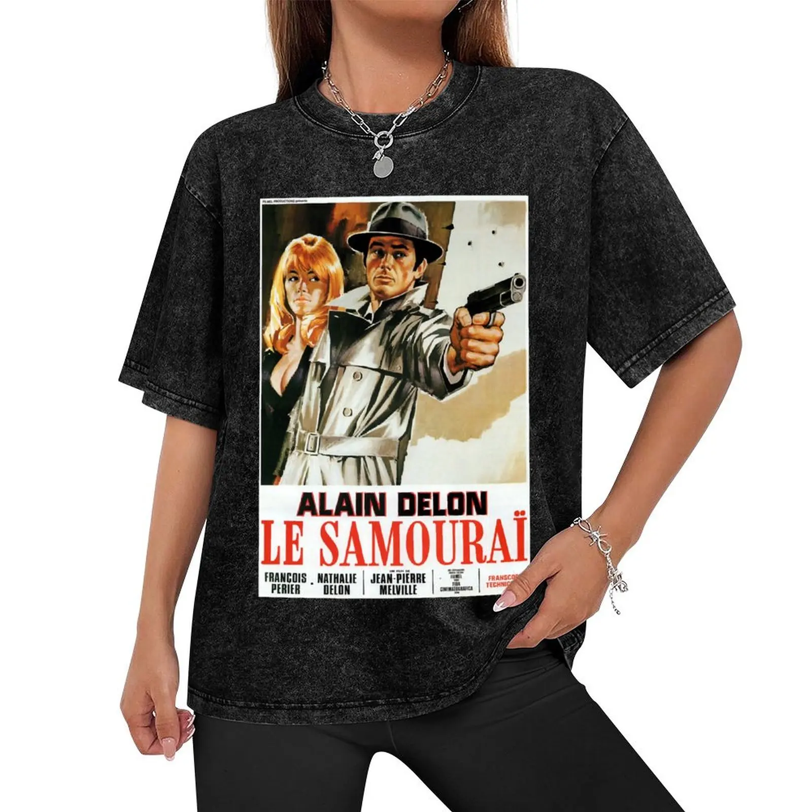 Le Samourai T-Shirt street wear customs design your own boys whites graphics mens graphic t-shirts hip hop