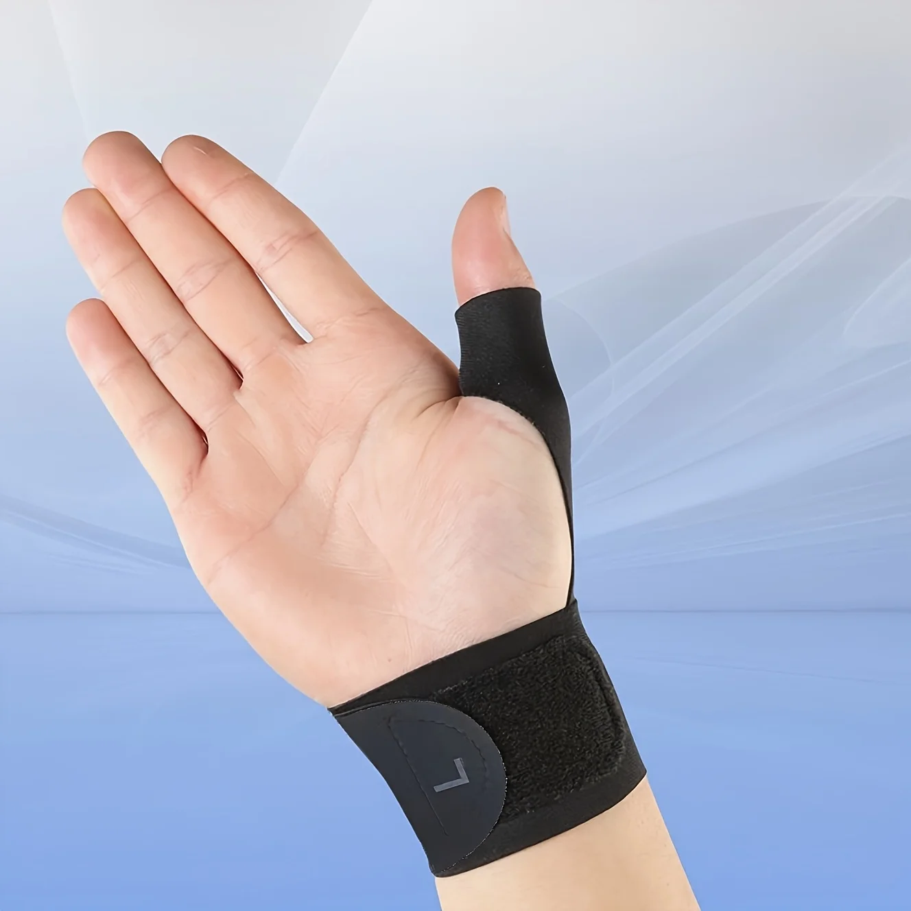 2er-Pack Verstellbares Atmungsaktives Handgelenkband mit Daumenstabilisator - Ergonomische Unterstützung für Tippen, Wiederholungsarbeiten/Anti-Rutsch-Design – Detail 9
