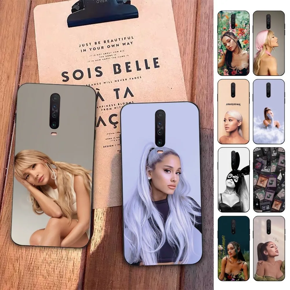 A-Ariana-GrandeS Phone Case For Redmi 5 6 7 8 9 10 plus pro 6 7 8 9 A GO K20 K30 K40 pro plus F3 Fundas