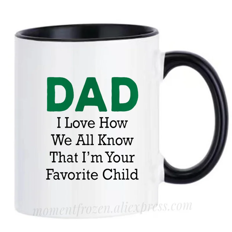 Child Dad Mugs Papa Father Daddy Tea Coffee Cups Creative Milk Drinkware Personality Morph Coffeeware Home Decor Birthday Gifts