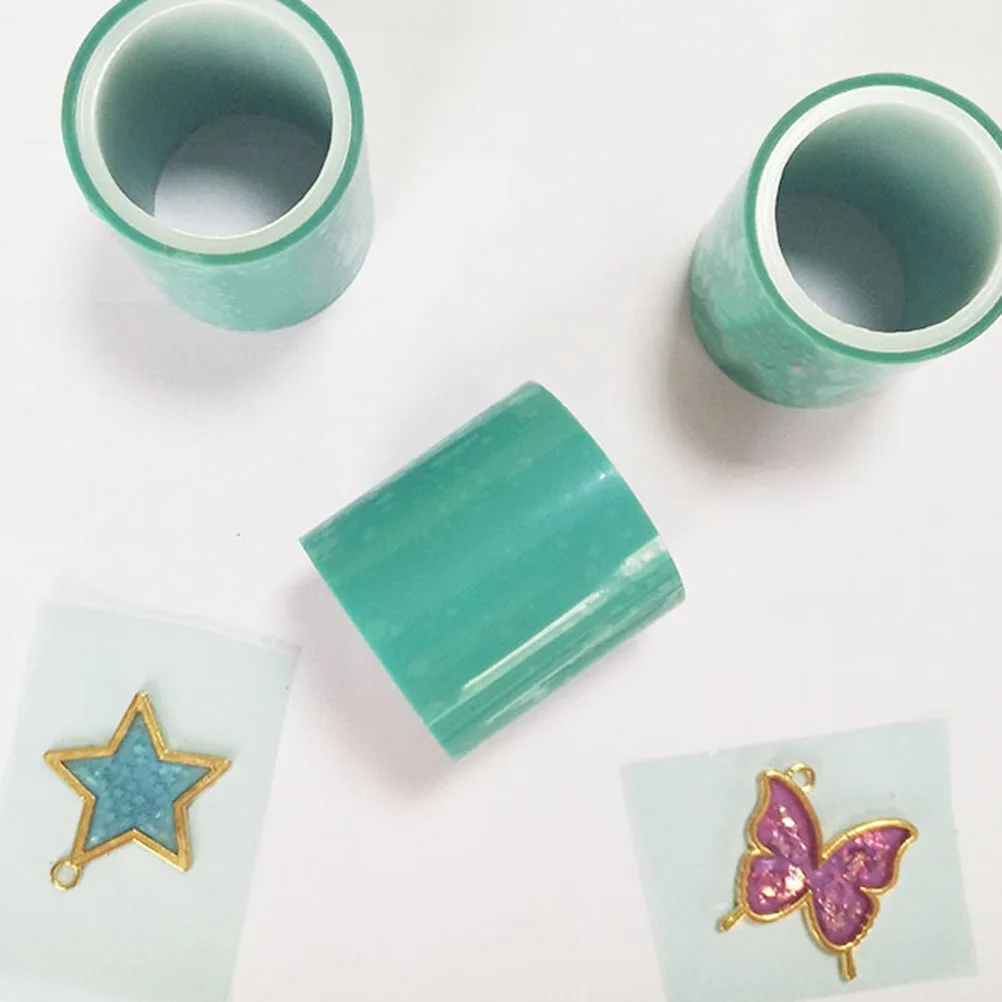 

2 Pcs Metal Frame Tape Traceless Elegant Crafts DIY Accessories UV Decorative Sticker