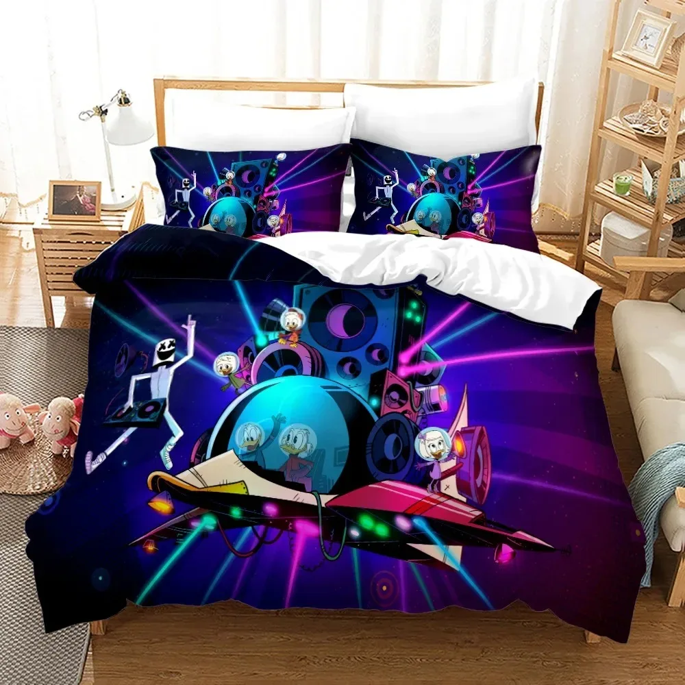 

New Single-sided Printed Series DJ Digital Printing Duvet Cover Bedding Set Comfortable Breathable Sheet Comforter Bed Set