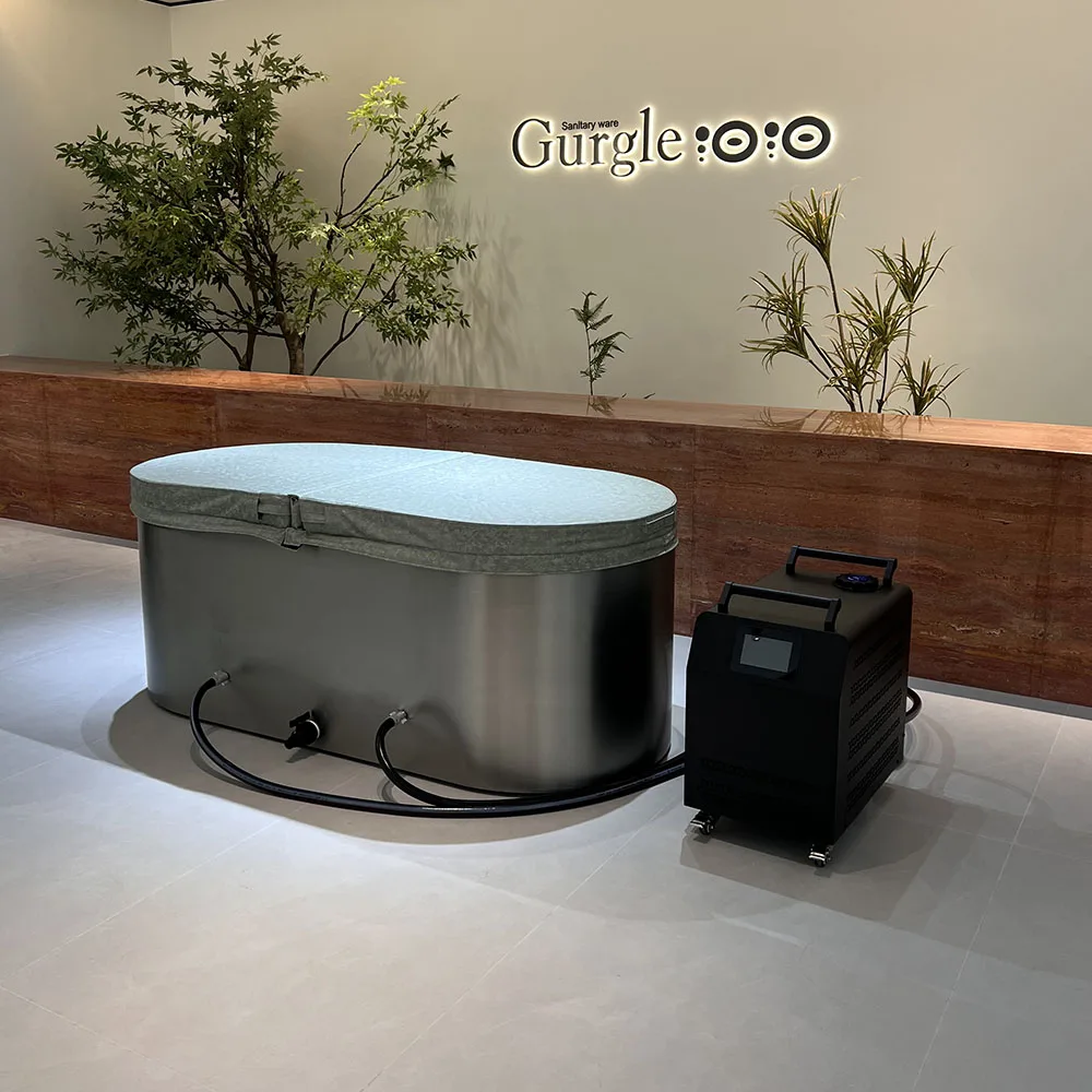 

Небьющаяся полная овальная ванна для льда из нержавеющей стали 304, восстановление для спортсменов, холодное погружение с охладителем для наружного использования