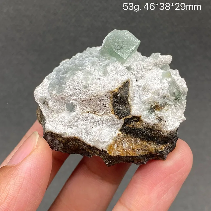 100% natural  Inner Mongolia green fluorite mineral specimen healing crystal gem collection