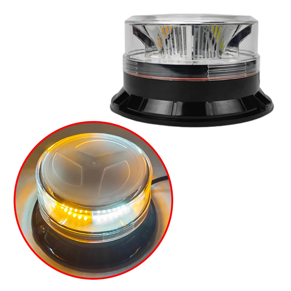 Magnetic Base Car Strobe Light 36LEDs Car Roof Flashing Hazard Warning Lamp 12V 24V Auto Safety Beacon Lamp Car Accessories