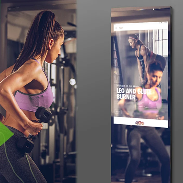 

Luxury Fitness Equipment Gym Fitness Room Smart Mirror Workout Gym Mirror Workout Machine