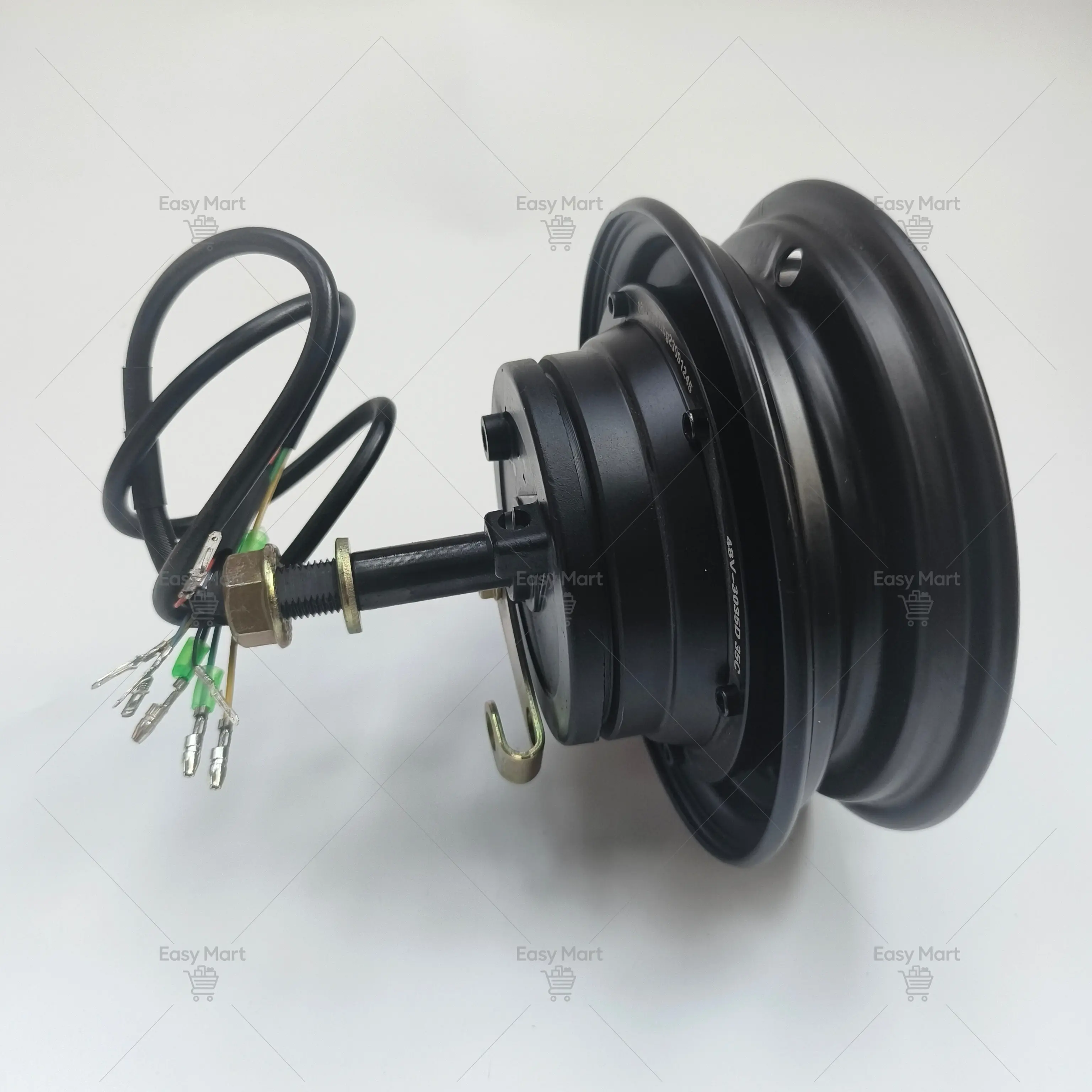 10 inch unilateral shaft small elderly tricycle scooter rear wheel drum brake motor 48v500w