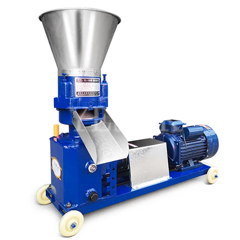 220V/380V Feed Pellet Machine Small Household Chickens Ducks Geese Cows Sheep Fish Pigs Large-Scale Breeding Farm Pelletizer