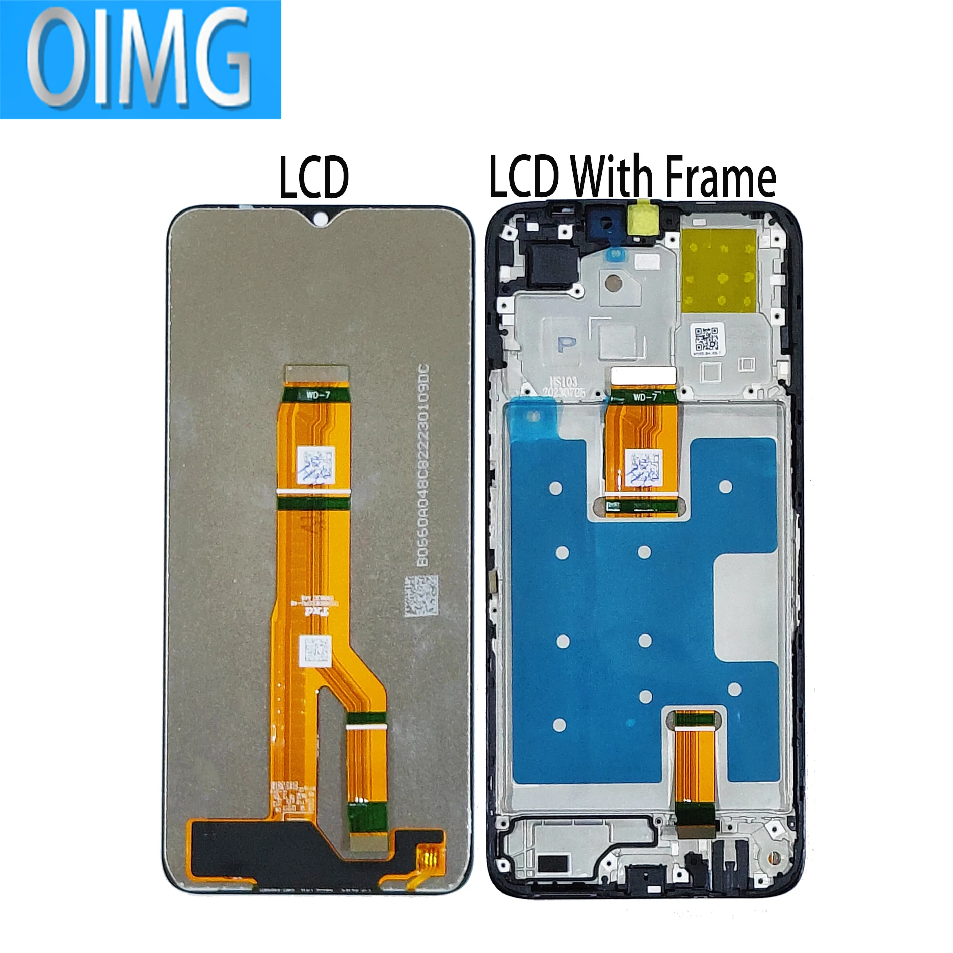 For Honor X6a LCD Display Original With Frame Touch Screen WDY-LX1 Panel Replacement Parts