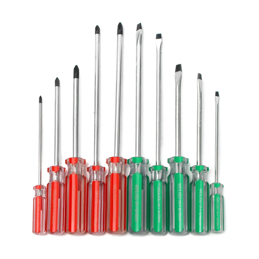 Imagem -03 - Cristal Magnético Handle Screwdriver Grupo Cabeça Cruzada Cabeça Reta Alta Dureza Grau Industrial Presente Pcs