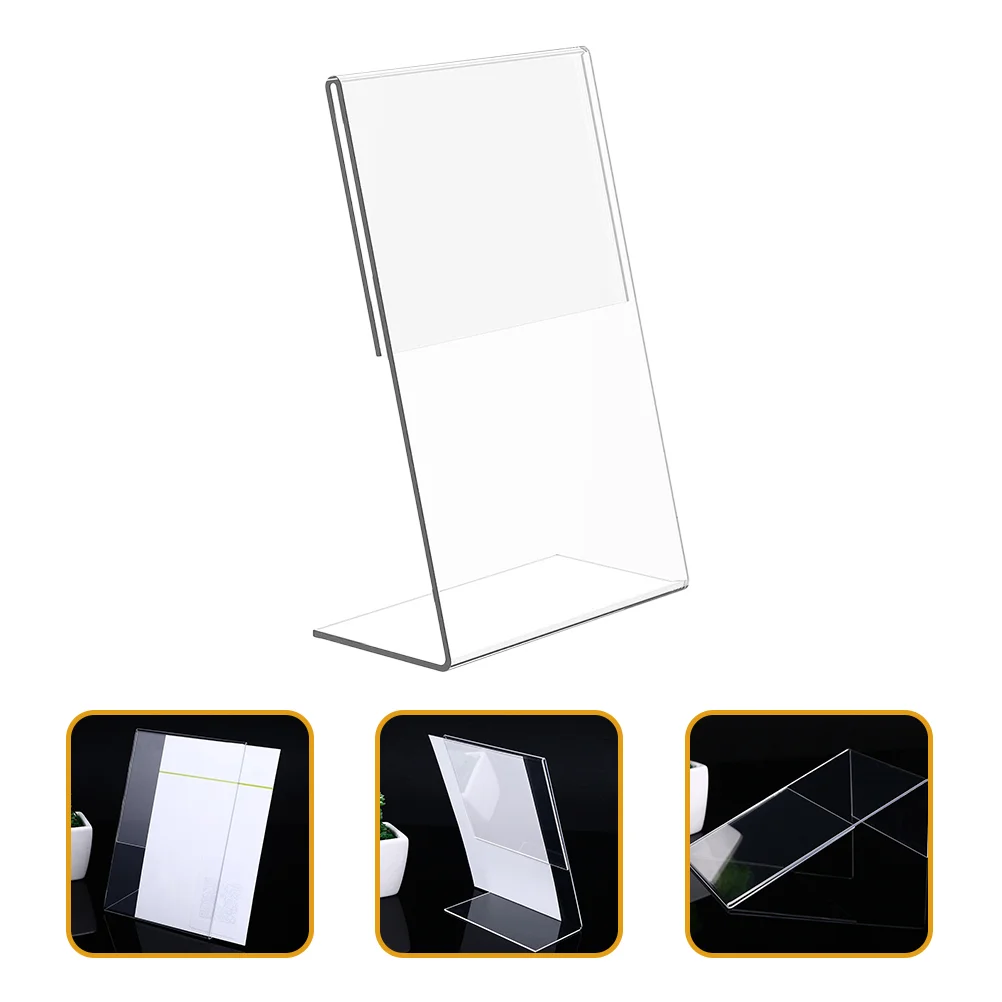 12 Pcs Price Tag Wedding Table Number Frames Acrylic Sign Holder Picture Holders for Tables Gold Crossbody Place Card Photo