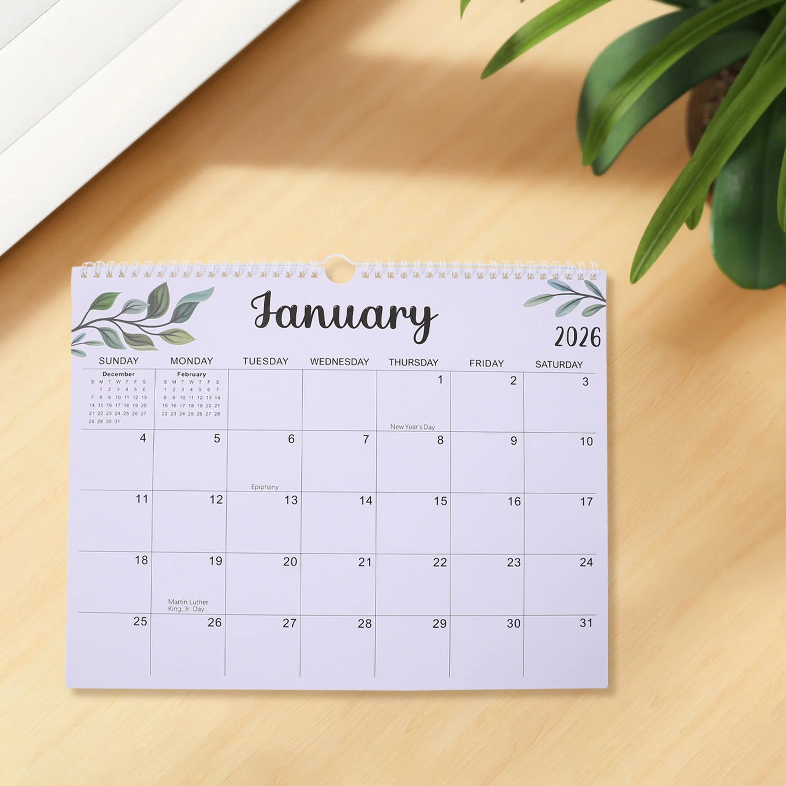 

2026-2027 18 Month Wall Calendar Creative Hanging Design Large Date Blocks Home Office Planning Wall Calendar Monthly