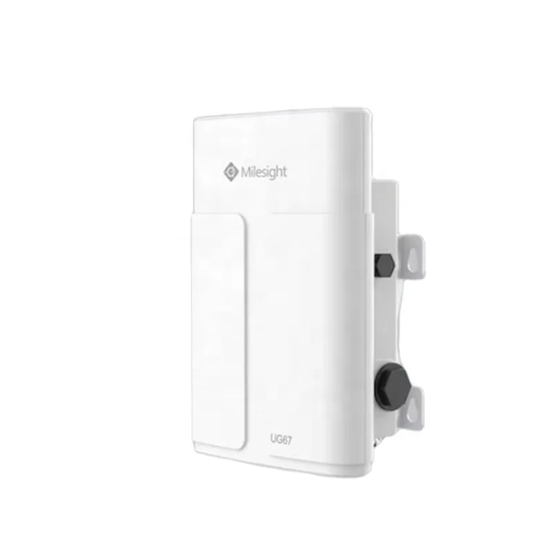 

Milesight UG67 Outdoor LoRaWAN Gateway 8-Channel SX1302 Quad-Core CPU 2000 Nodes 15km IP67 PoE Ethernet RS485 WiFi Cellular