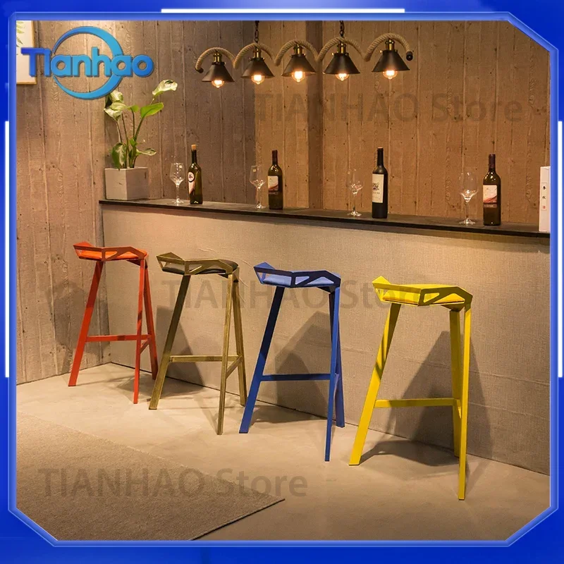 Modern Nordic Bar Stools for Comfortable Minimalist Ergonomic Seating Aesthetic Relaxing Banqueta Bar Furniture