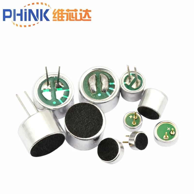 5pcs Microphone 6*5mm 9*7 4.5*2.2 6*2.2mm MIC Condenser Electret Microphone Pickup 6x5mm 9x7mm 4.5x2.2mm 6x2.2mm MP3 Accessories