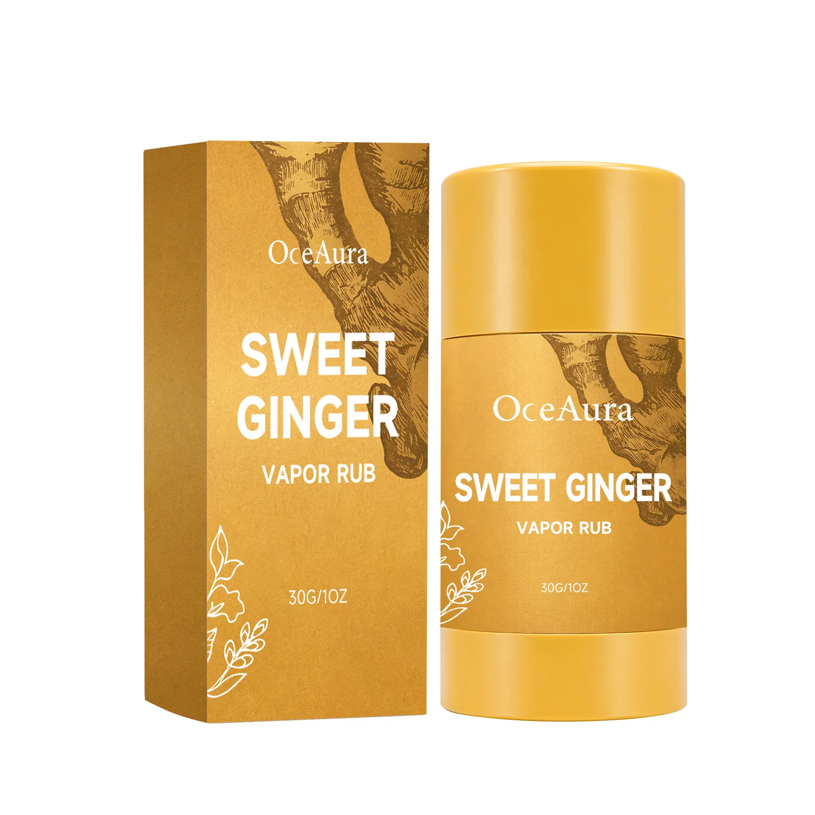 Turmeric Firming Cream Stick Sooth Dry Rough Brighten Dullness Muscle Relaxation Tighten Nourish Sweet Ginger Body Massage Balm