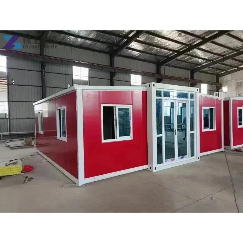 YG Customized 40 Ft Flat Pack Shipping Container Two Bedroom Prefab Container House Modern Hotel Steel Luxury Container House 2