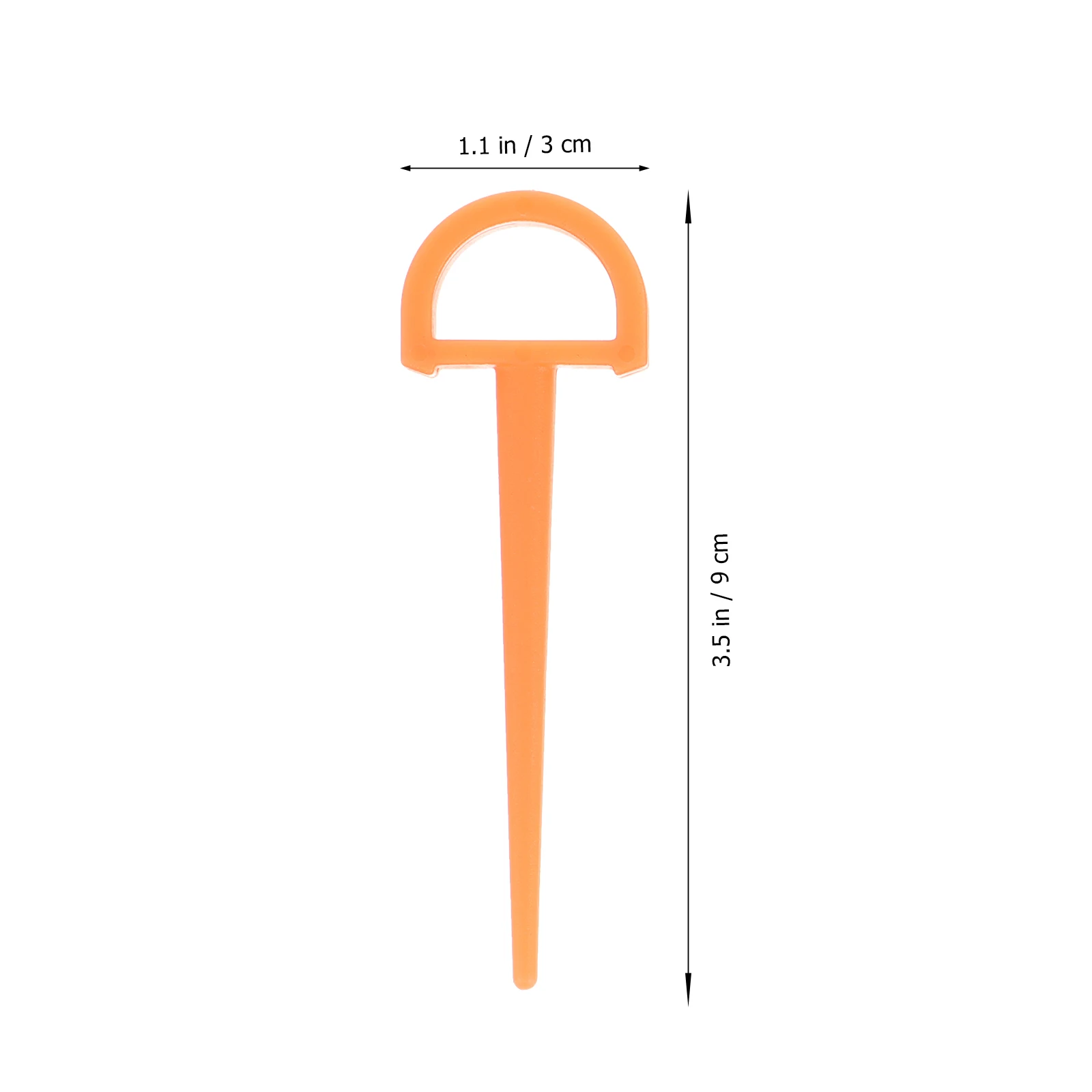 

4pcs Heavy Duty Plastic Tent Stakes Durable Lightweight Ground Stakes For Camping Beach Lawn Canopy Tarp Garden Outdoor Use