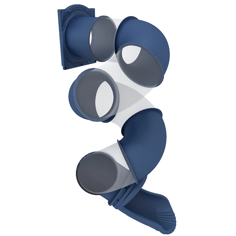 

Customize Plastic Slide for Outdoor Playground Kids Slide for Children 7feet 10feet Slides