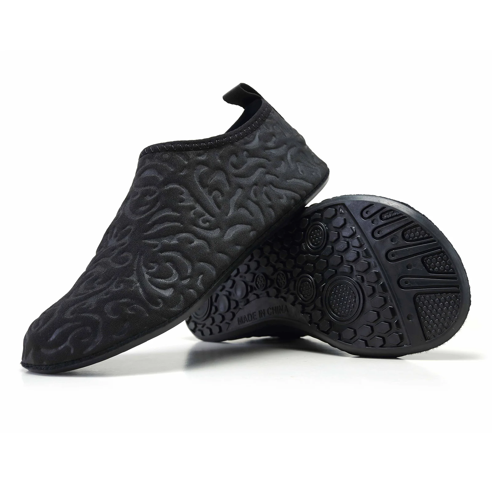 sapatos-de-yoga-a-prova-d'Agua-unissex-pretos-de-secagem-rapida-e-antiderrapantes-para-praia-piscina-surf-e-treinamento-na-academia