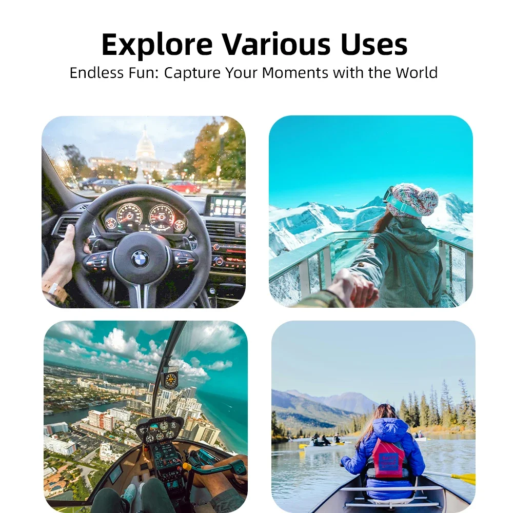 Flymile шейное крепление, магнитный держатель для GoPro13/Action/Insta360, универсальный быстросъемный подвесной кронштейн, аксессуары для камеры