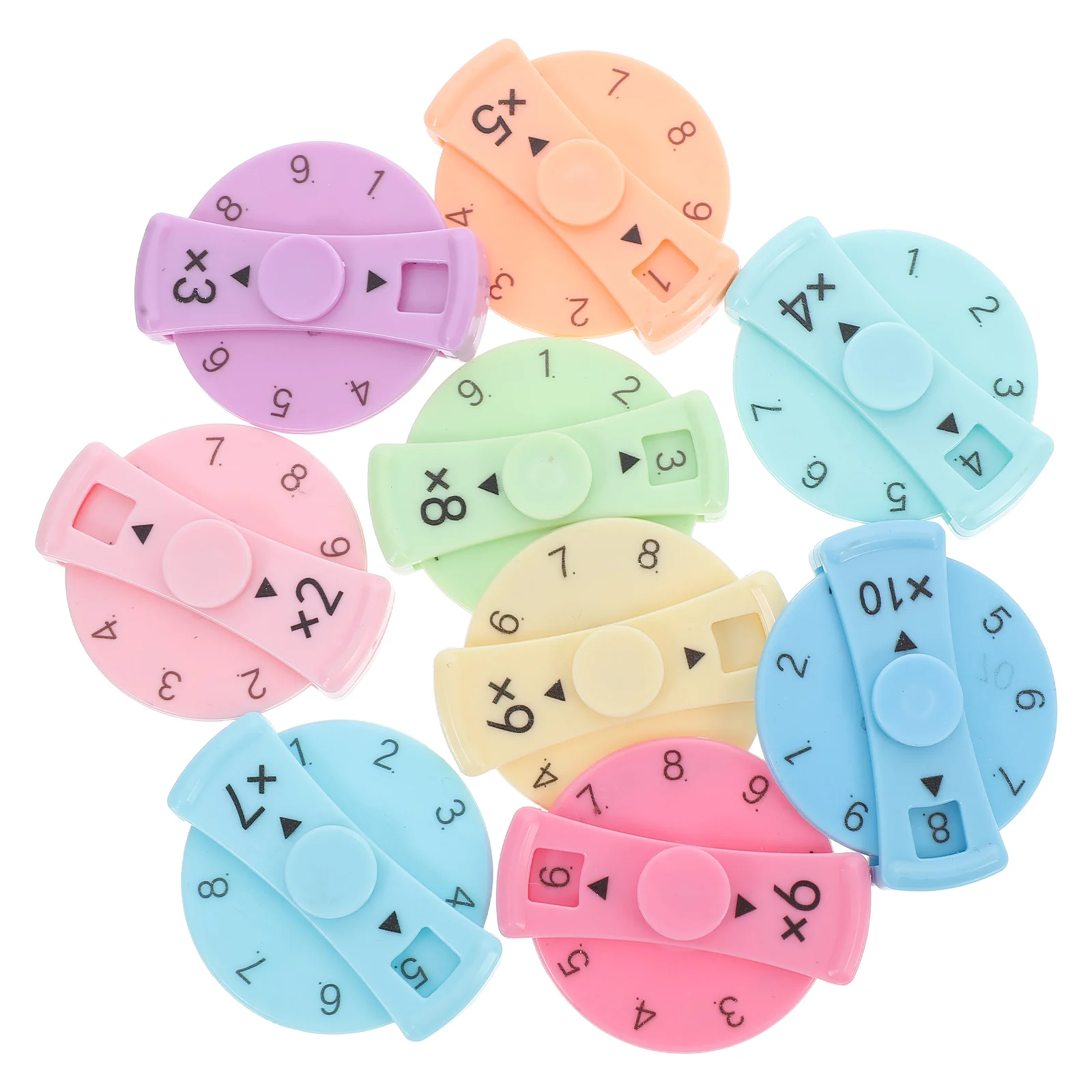 

9-шт. Математическая вращающаяся спиральная игрушка-непоседа Другие развивающие игрушки Пластиковый ребенок